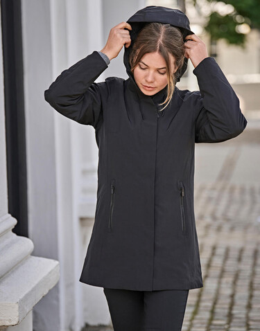 Tee Jays Womens All Weather Parka, Deep Navy, 2XL bedrucken, Art.-Nr. 805542027