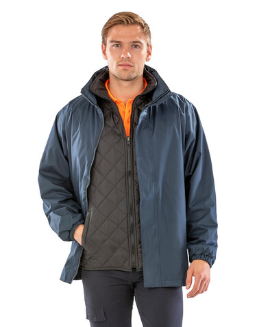 Result 3-in-1 Jacket with quilted Bodywarmer, Black, M bedrucken, Art.-Nr. 807331014 Result 3-in-1 Jacket with quilted Bodywarmer, Black, M bedrucken, Art.-Nr. 807331014