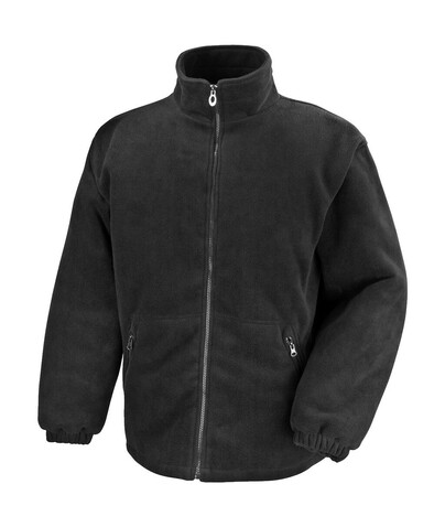 Result Core Polartherm™ Quilted Winter Fleece, Black, S bedrucken, Art.-Nr. 808331013