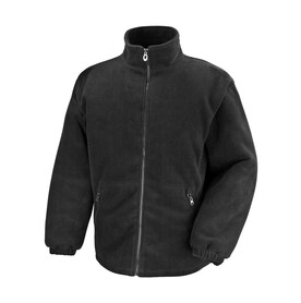 Result Core Polartherm™ Quilted Winter Fleece, Black, S bedrucken, Art.-Nr. 808331013