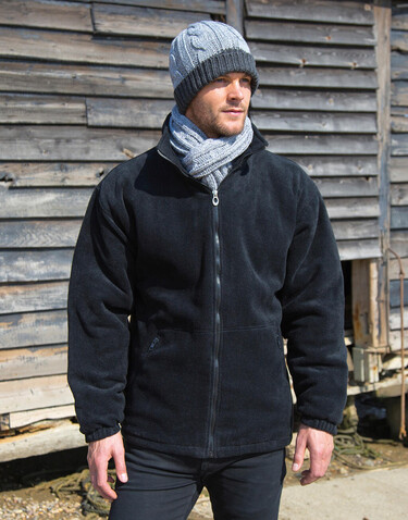 Result Core Polartherm™ Quilted Winter Fleece, Black, S bedrucken, Art.-Nr. 808331013