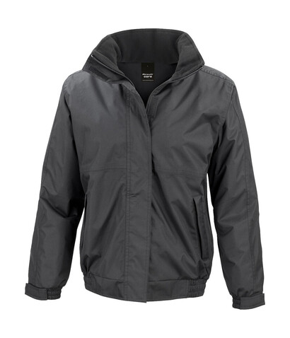 Result Ladies` Channel Jacket, Black, XS (8) bedrucken, Art.-Nr. 810331012
