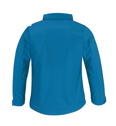 B &amp; C Hooded Softshell/kids, Black, 5/6 (110/116) bedrucken, Art.-Nr. 810421010