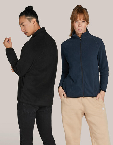 SG Signature Tagless Microfleece Full Zip Women, Dark Black, XS bedrucken, Art.-Nr. 810521042