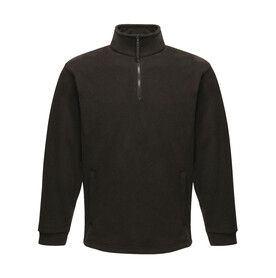 Regatta Thor Overhead 1/4 Zip Fleece, Black, S bedrucken, Art.-Nr. 811171013