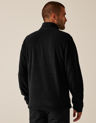 Regatta Thor Overhead 1/4 Zip Fleece, Black, S bedrucken, Art.-Nr. 811171013