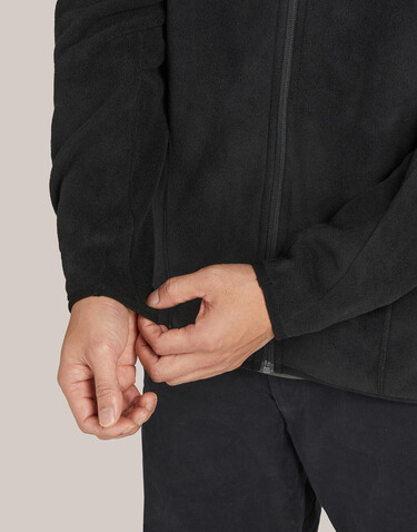 SG Signature Tagless Microfleece Full Zip Men, Dark Black, S bedrucken, Art.-Nr. 811521042