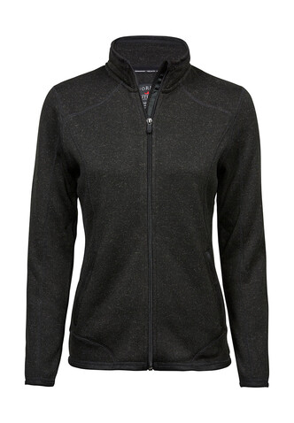 Tee Jays Ladies` Outdoor Fleece Jacket, Black, S bedrucken, Art.-Nr. 811541013
