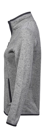 Tee Jays Ladies` Outdoor Fleece Jacket, Navy Melange, S bedrucken, Art.-Nr. 811542093