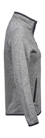 Tee Jays Ladies` Outdoor Fleece Jacket, Navy Melange, S bedrucken, Art.-Nr. 811542093