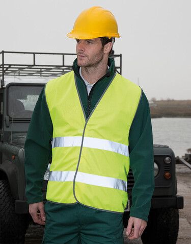 Result Core Enhanced Visibility Vest, Fluorescent Yellow, S/M bedrucken, Art.-Nr. 812336054