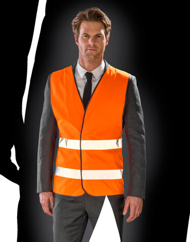 Result Core Enhanced Visibility Vest, Fluorescent Yellow, S/M bedrucken, Art.-Nr. 812336054