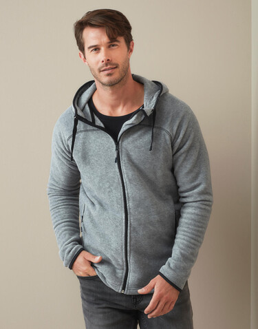 Stedman Power Fleece Jacket, Grey Heather, S bedrucken, Art.-Nr. 818051233