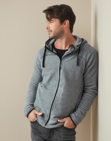 Stedman Power Fleece Jacket, Grey Heather, S bedrucken, Art.-Nr. 818051233