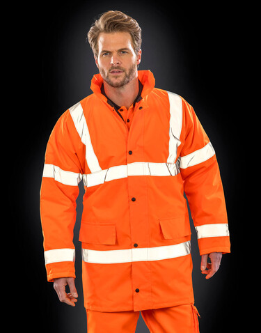 Result Core Hi-Vis Motorway Coat, Fluorescent Yellow, L bedrucken, Art.-Nr. 818336065 Result Core Hi-Vis Motorway Coat, Fluorescent Yellow, L bedrucken, Art.-Nr. 818336065