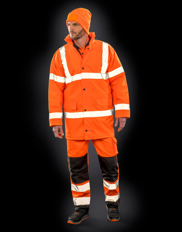 Result Core Hi-Vis Motorway Coat, Fluorescent Yellow, L bedrucken, Art.-Nr. 818336065 Result Core Hi-Vis Motorway Coat, Fluorescent Yellow, L bedrucken, Art.-Nr. 818336065