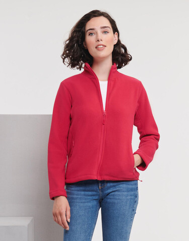 Russell Europe Ladies` Full Zip Outdoor Fleece, Black, XS bedrucken, Art.-Nr. 819001012