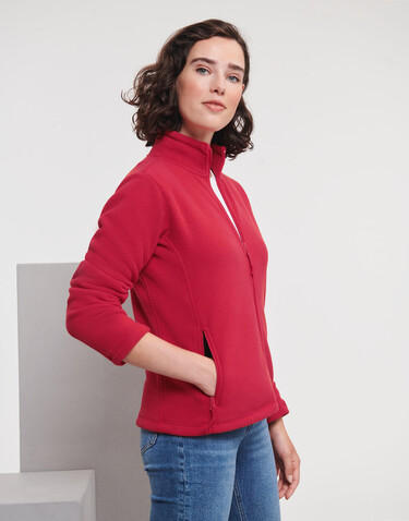 Russell Europe Ladies` Full Zip Outdoor Fleece, Black, XS bedrucken, Art.-Nr. 819001012