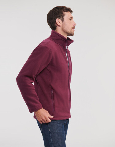 Russell Europe Men`s Full Zip Outdoor Fleece, Convoy Grey, L bedrucken, Art.-Nr. 820001275