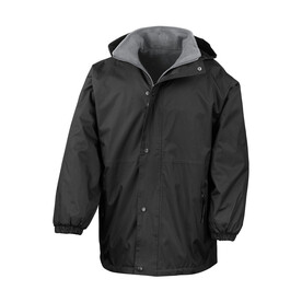 Result Recycled Fleece Lined Stomdri 4000 Jacket, Black/Grey, S bedrucken, Art.-Nr. 820331513 Result Recycled Fleece Lined Stomdri 4000 Jacket, Black/Grey, S bedrucken, Art.-Nr. 820331513