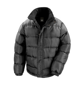 Result Nova Lux Padded Jacket, Black, XS bedrucken, Art.-Nr. 821331012