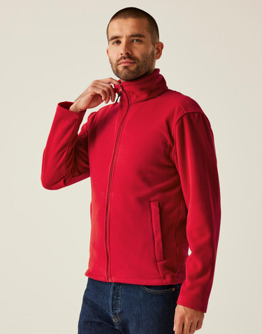 Regatta Micro Full Zip Fleece, Black, S bedrucken, Art.-Nr. 823171013