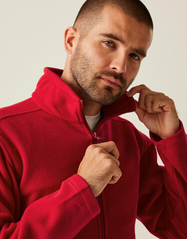 Regatta Micro Full Zip Fleece, Black, S bedrucken, Art.-Nr. 823171013