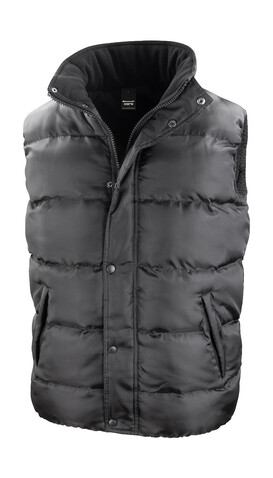 Result Nova Lux Padded Gilet, Black, XS bedrucken, Art.-Nr. 823331012