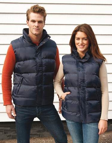Result Nova Lux Padded Gilet, Black, XS bedrucken, Art.-Nr. 823331012