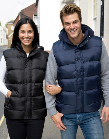 Result Nova Lux Padded Gilet, Black, XS bedrucken, Art.-Nr. 823331012