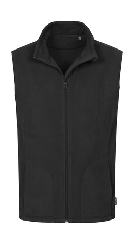 Stedman Fleece Vest, Black Opal, L bedrucken, Art.-Nr. 828051025