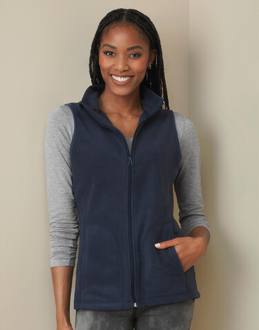 Stedman Fleece Vest Women, Black Opal, S bedrucken, Art.-Nr. 829051023