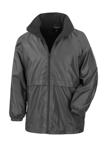 Result Microfleece Lined Jacket, Black, S bedrucken, Art.-Nr. 830331013