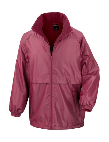 Result Microfleece Lined Jacket, Burgundy, M bedrucken, Art.-Nr. 830334484