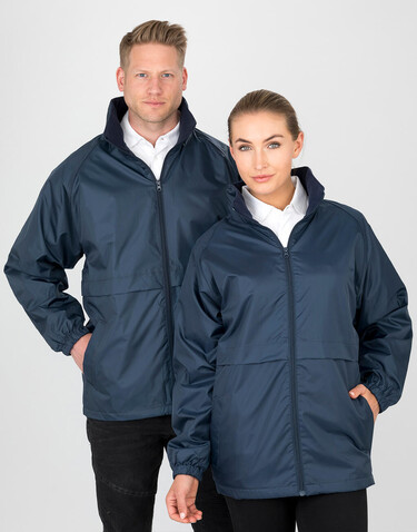 Result Microfleece Lined Jacket, Black, S bedrucken, Art.-Nr. 830331013