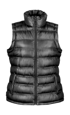 Result Ladies` Ice Bird Padded Gilet, Black, XS (8) bedrucken, Art.-Nr. 833331012