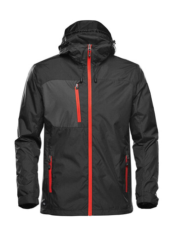 StormTech Stormtech Men`s Olympia Shell, Black/Bright Red, M bedrucken, Art.-Nr. 836181792