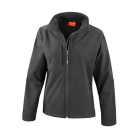 Result Ladies` Classic Softshell Jacket, Black, S (10) bedrucken, Art.-Nr. 838331013 Result Ladies` Classic Softshell Jacket, Black, S (10) bedrucken, Art.-Nr. 838331013