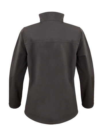 Result Ladies` Classic Softshell Jacket, Grey, M (12) bedrucken, Art.-Nr. 838331274