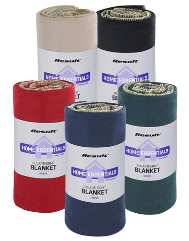 Result Polartherm™ Blanket, Black, One Size bedrucken, Art.-Nr. 839331010