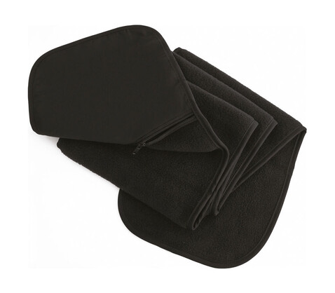 Result Fleece Scarf with Pocket, Black, One Size bedrucken, Art.-Nr. 842331010
