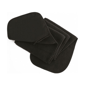 Result Fleece Scarf with Pocket, Black, One Size bedrucken, Art.-Nr. 842331010