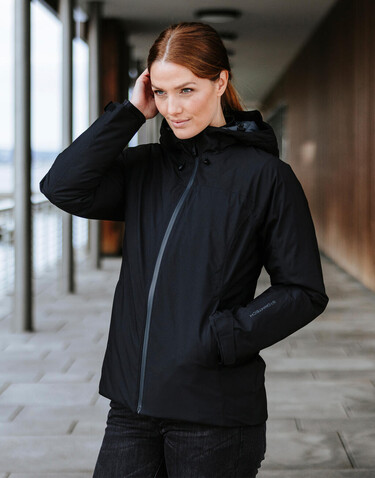 StormTech Women`s Nostromo Thermal Shell, Black/Graphite, XS bedrucken, Art.-Nr. 843181491