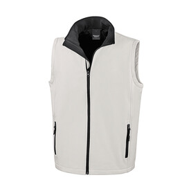 Result Men`s Printable Softshell Bodywarmer, White/Black, S bedrucken, Art.-Nr. 845330562 Result Men`s Printable Softshell Bodywarmer, White/Black, S bedrucken, Art.-Nr. 845330562