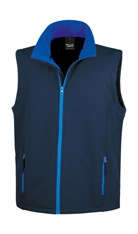 Result Men`s Printable Softshell Bodywarmer, Navy/Royal, XL bedrucken, Art.-Nr. 845332375 Result Men`s Printable Softshell Bodywarmer, Navy/Royal, XL bedrucken, Art.-Nr. 845332375
