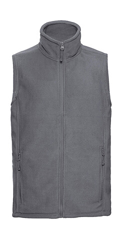 Russell Europe Men`s Gilet Outdoor Fleece, Convoy Grey, M bedrucken, Art.-Nr. 846001274