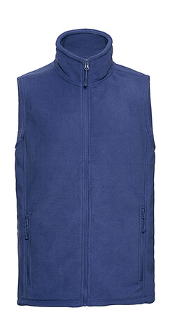 Russell Europe Men`s Gilet Outdoor Fleece, Black, XS bedrucken, Art.-Nr. 846001012