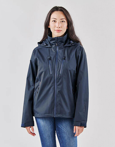 StormTech Women`s Scirocco Lightweight Shell, Navy, 2XL bedrucken, Art.-Nr. 847182007
