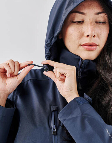 StormTech Women`s Scirocco Lightweight Shell, Navy, 2XL bedrucken, Art.-Nr. 847182007