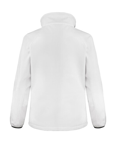 Result Ladies` Printable Softshell Jacket, White/Black, XS (8) bedrucken, Art.-Nr. 848330562